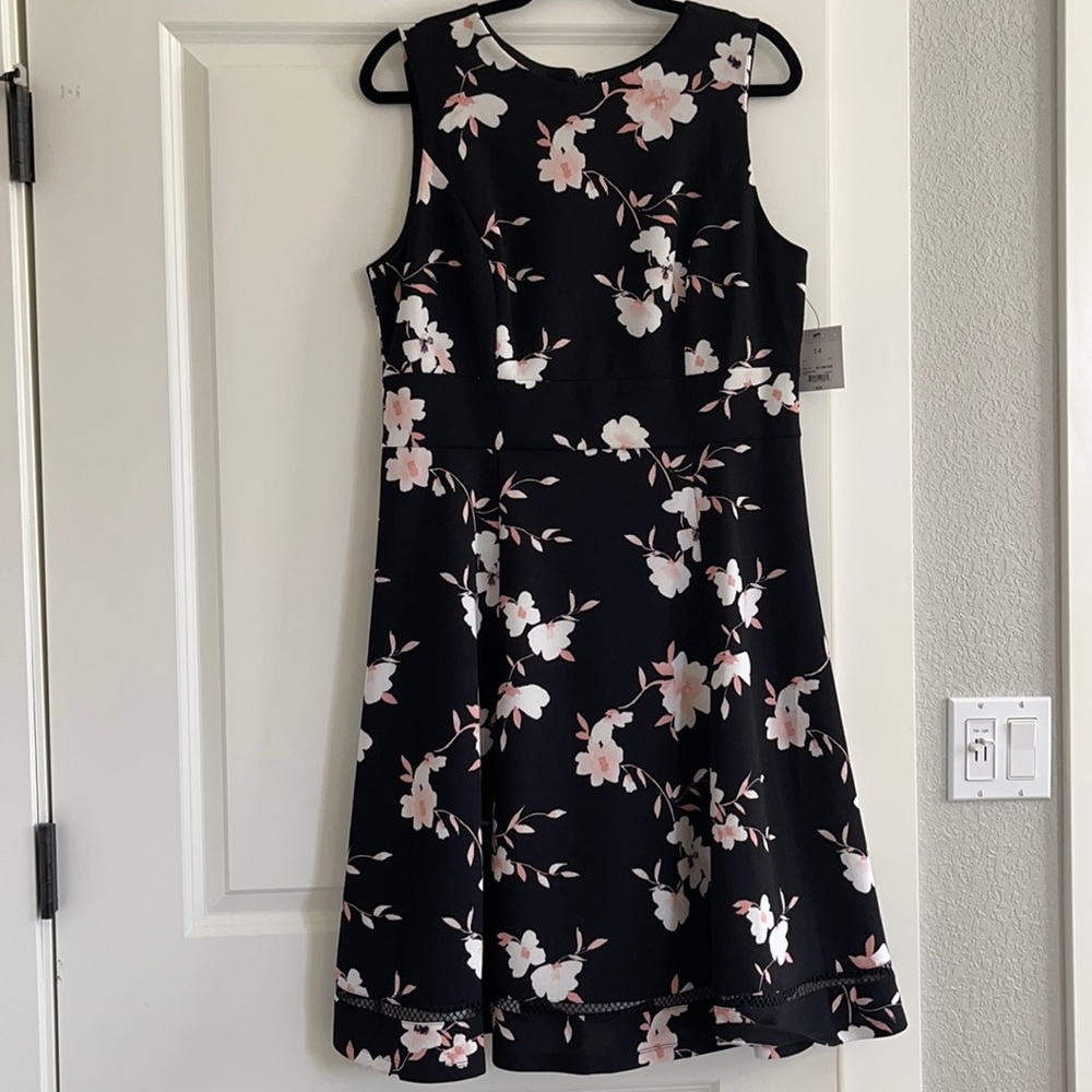 Liz Claiborne dress, 14, sleeveless fit & flair